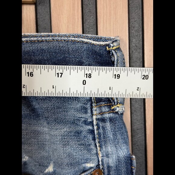 Polo Ralph Lauren Jeans 38 x 36 Mens Blue Classic Fit Acid Denim - Picture 3 of 13